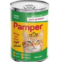 Pamper Cat Food Adult 385g