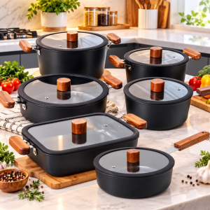 10-Piece Non-stick Stock Pot Set